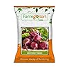 Farmgokart | 100 Grams BEET ROOT (Chukander) SEEDS | DARK RED Variety | for Open Farming and Poly House Farming